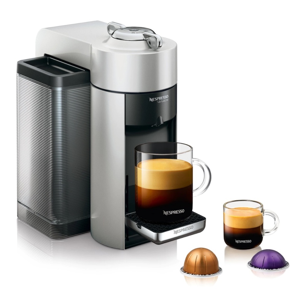 Nespresso Black/Stainless Steel Coffee/Espresso Maker